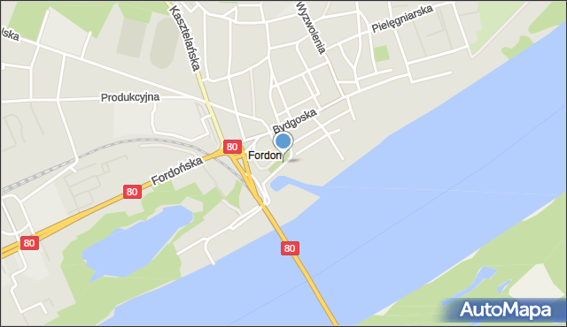 Bydgoszcz, Promenada, mapa Bydgoszczy