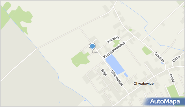 Chwałowice gmina Jelcz-Laskowice, Prusa Bolesława, mapa Chwałowice gmina Jelcz-Laskowice