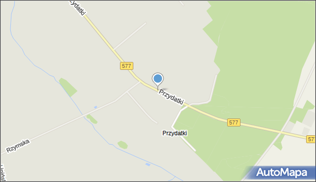 Gąbin powiat płocki, Przydatki, mapa Gąbin powiat płocki