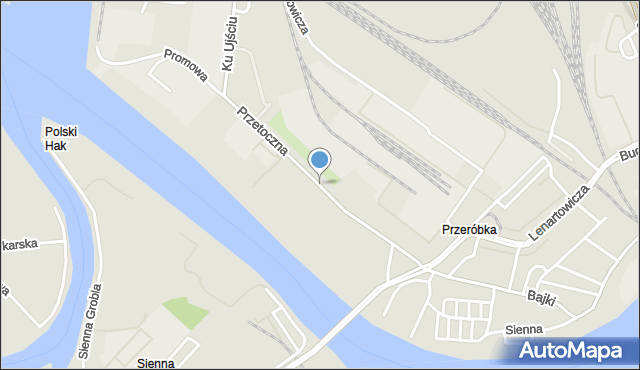 Gdańsk, Przetoczna, mapa Gdańska