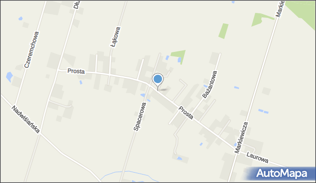 Górsk, Prosta, mapa Górsk