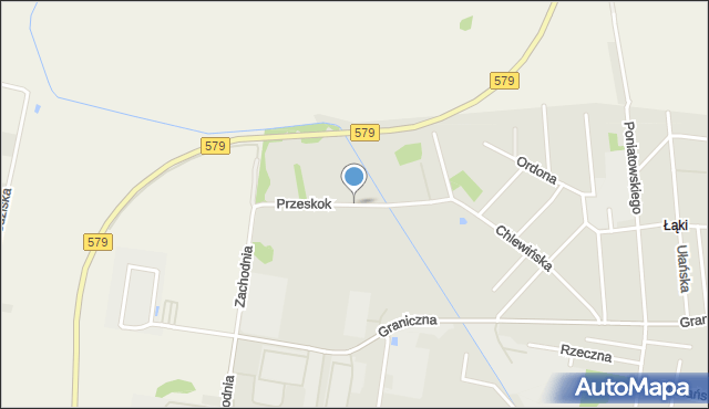 Grodzisk Mazowiecki, Przeskok, mapa Grodzisk Mazowiecki