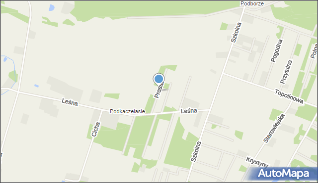 Gulczewo gmina Wyszków, Prosta, mapa Gulczewo gmina Wyszków