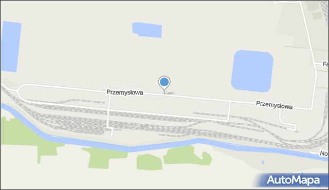 Inowrocław, Przemysłowa, mapa Inowrocławia