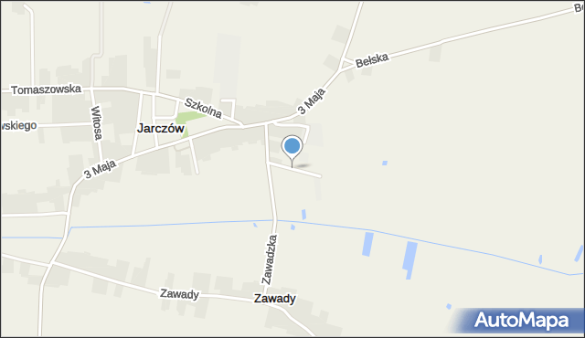 Jarczów, Przemysłowa, mapa Jarczów