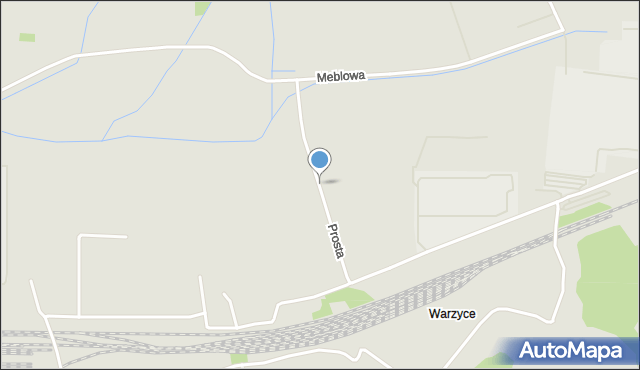 Jasło, Prosta, mapa Jasła