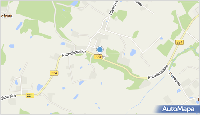 Kobysewo, Przodkowska, mapa Kobysewo