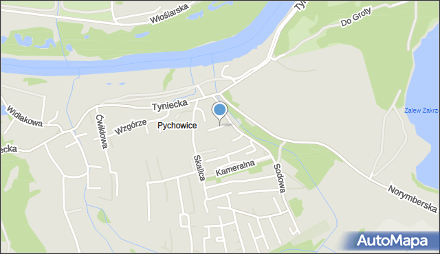 Kraków, Przełom, mapa Krakowa