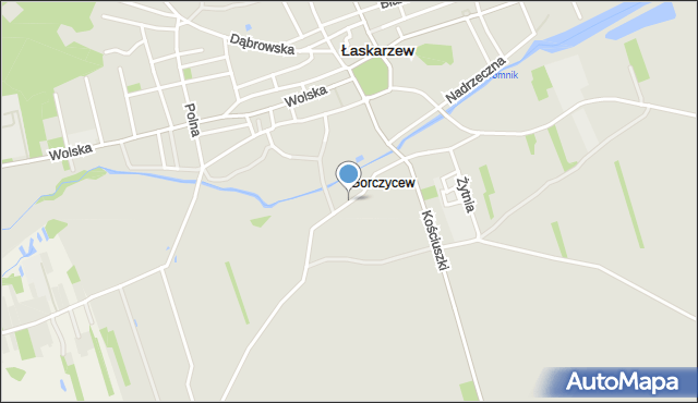 Łaskarzew, Przychodnia, mapa Łaskarzew