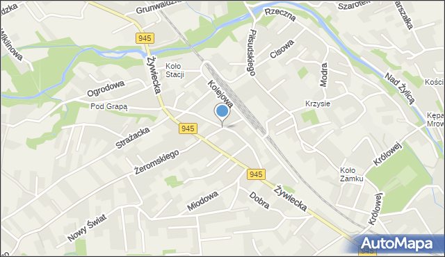 Łodygowice powiat żywiecki, Prusa, mapa Łodygowice powiat żywiecki