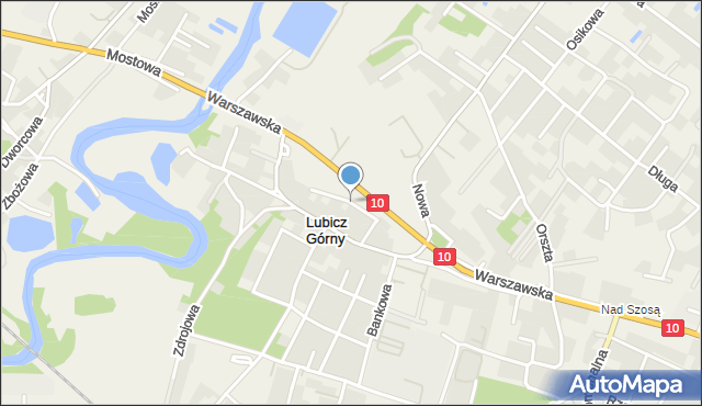 Lubicz Górny, Przy Skarpie, mapa Lubicz Górny