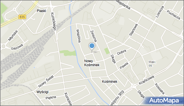 Lublin, Przesmyk, mapa Lublina
