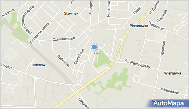 Lublin, Przygodna, mapa Lublina