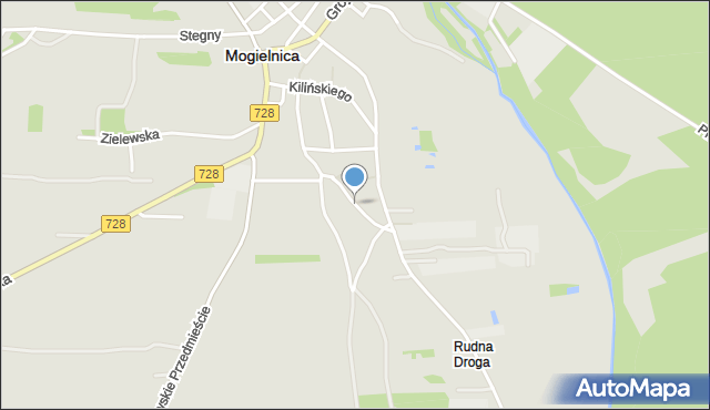 Mogielnica powiat grójecki, Przejazd, mapa Mogielnica powiat grójecki