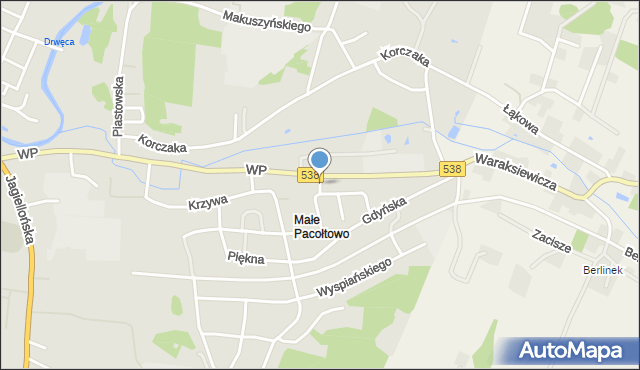 Nowe Miasto Lubawskie, Przelotowa, mapa Nowe Miasto Lubawskie