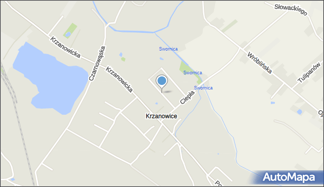 Opole, Przyjemna, mapa Opola