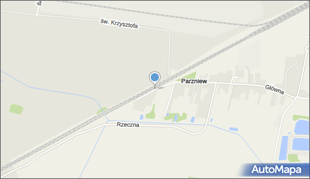 Parzniew, Przytorowa, mapa Parzniew