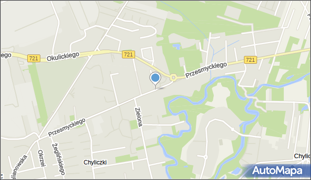 Piaseczno, Przesmyckiego, mapa Piaseczno