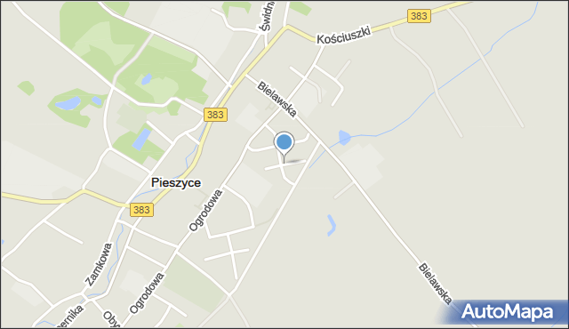 Pieszyce, Przyrodnicza, mapa Pieszyce