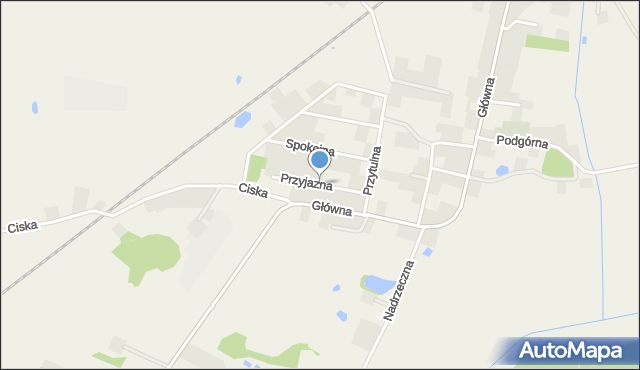 Pinczyn, Przyjazna, mapa Pinczyn