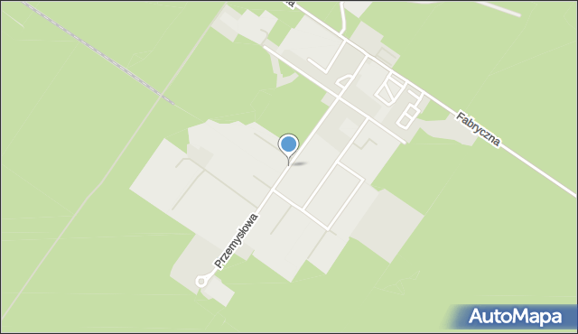 Poniatowa powiat opolski, Przemysłowa, mapa Poniatowa powiat opolski