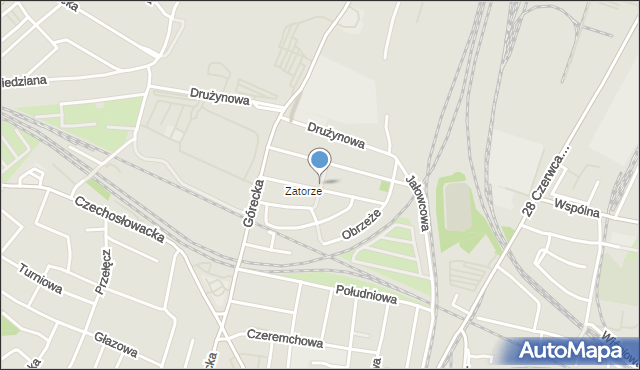 Poznań, Przesmyk, mapa Poznania