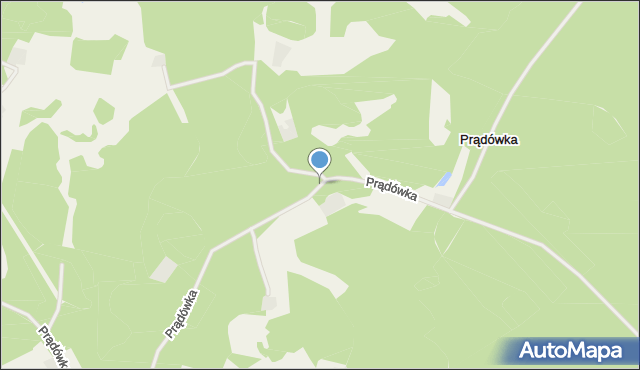 Prądówka, Prądówka, mapa Prądówka