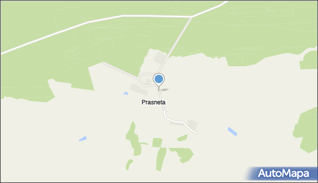 Prasneta, Prasneta, mapa Prasneta