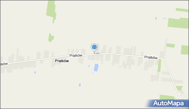 Pratków, Pratków, mapa Pratków