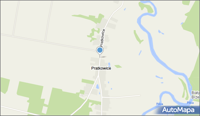 Pratkowice, Pratkowice, mapa Pratkowice