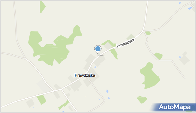 Prawdziska, Prawdziska, mapa Prawdziska