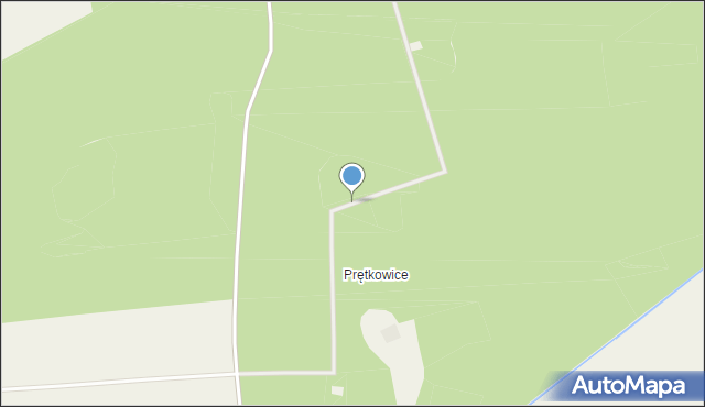 Prętkowice, Prętkowice, mapa Prętkowice