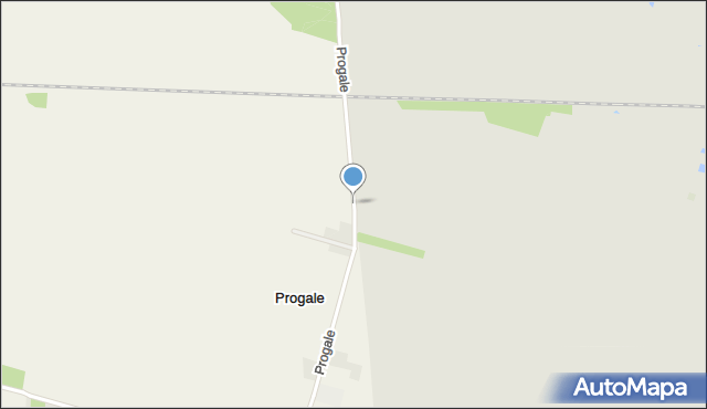 Progale, Progale, mapa Progale