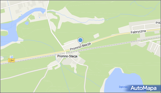 Promno-Stacja, Promno-Stacja, mapa Promno-Stacja