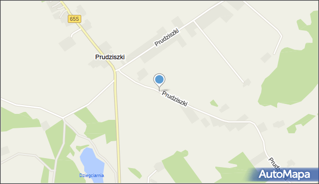 Prudziszki, Prudziszki, mapa Prudziszki