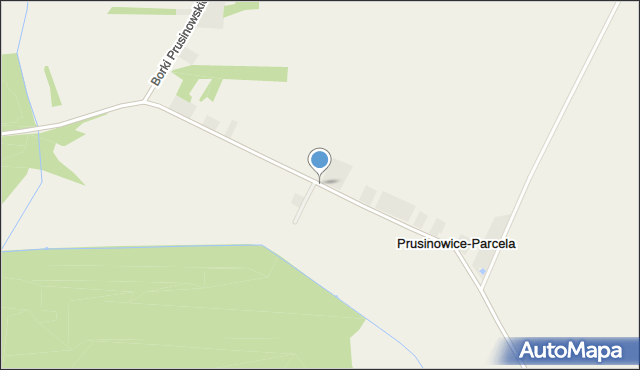 Prusinowice-Parcela, Prusinowice-Parcela, mapa Prusinowice-Parcela