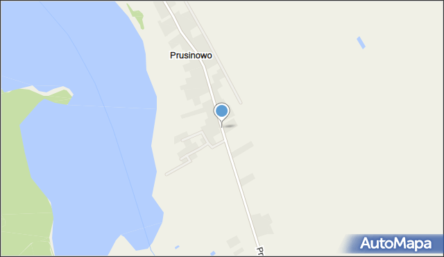 Prusinowo gmina Kórnik, Prusinowo, mapa Prusinowo gmina Kórnik