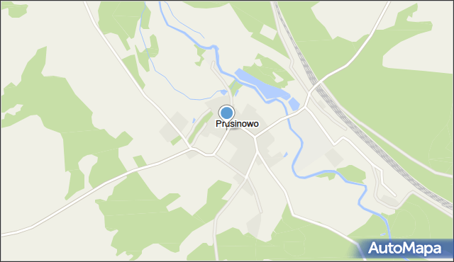 Prusinowo gmina Łobez, Prusinowo, mapa Prusinowo gmina Łobez