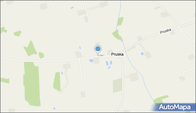 Pruska, Pruska, mapa Pruska