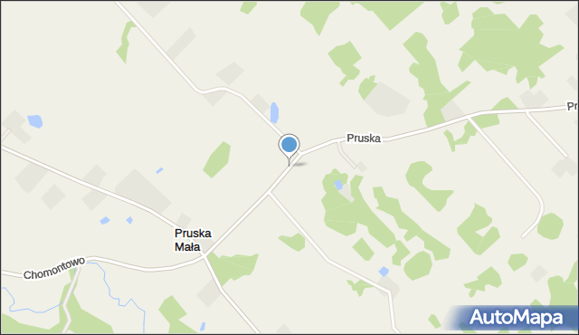 Pruska Mała, Pruska Mała, mapa Pruska Mała