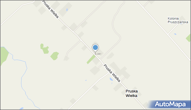 Pruska Wielka, Pruska Wielka, mapa Pruska Wielka