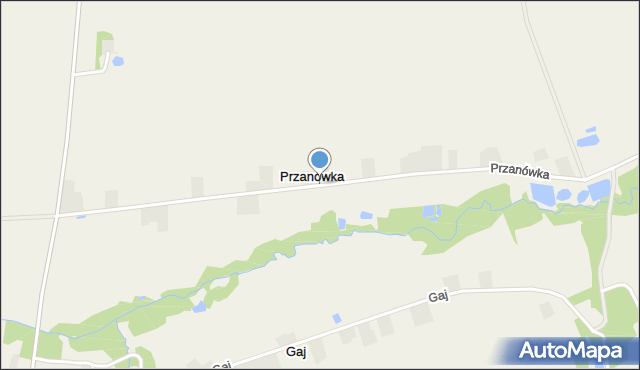 Przanówka, Przanówka, mapa Przanówka