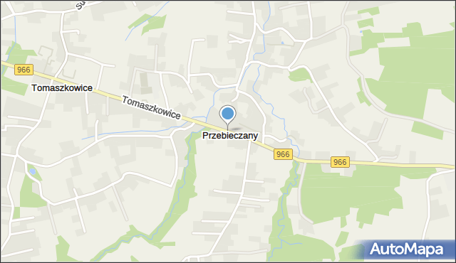 Przebieczany, Przebieczany, mapa Przebieczany