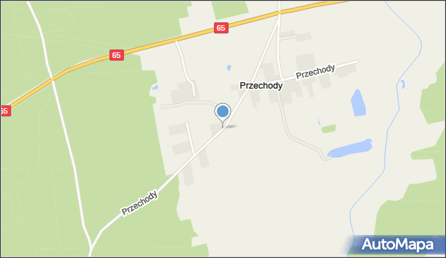 Przechody gmina Gródek, Przechody, mapa Przechody gmina Gródek