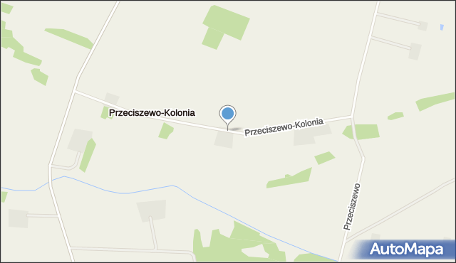 Przeciszewo-Kolonia, Przeciszewo-Kolonia, mapa Przeciszewo-Kolonia