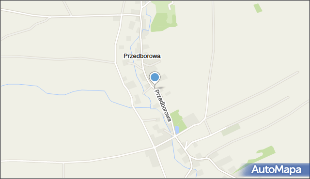 Przedborowa, Przedborowa, mapa Przedborowa