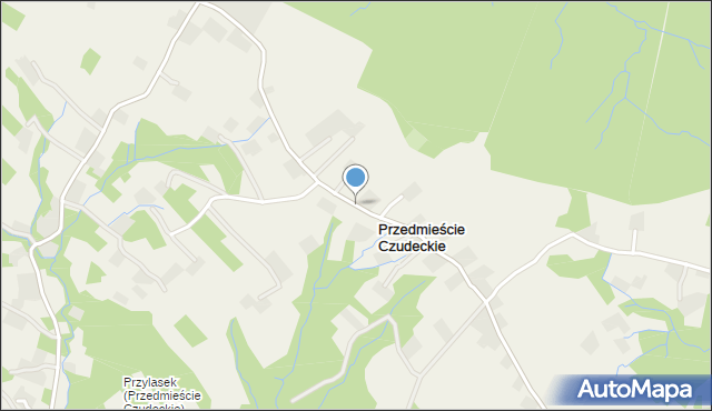 Przedmieście Czudeckie, Przedmieście Czudeckie, mapa Przedmieście Czudeckie