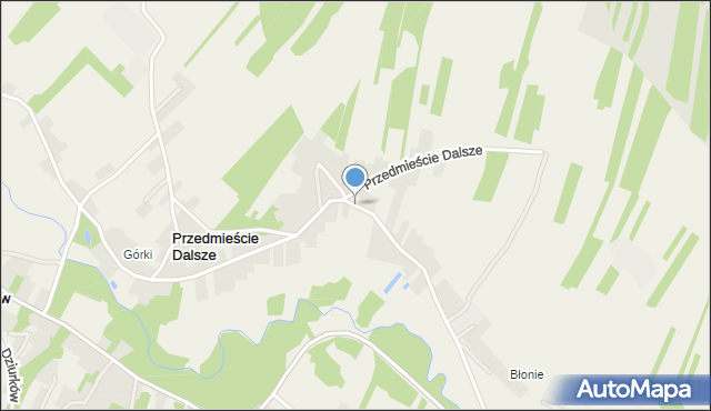 Przedmieście Dalsze, Przedmieście Dalsze, mapa Przedmieście Dalsze