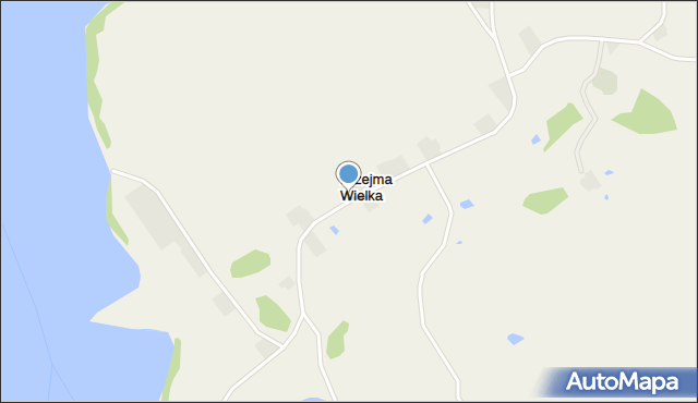 Przejma Wielka, Przejma Wielka, mapa Przejma Wielka