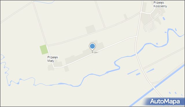 Przełęk gmina Płośnica, Przełęk Mały, mapa Przełęk gmina Płośnica